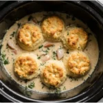 Crock Pot Chicken Pot Pie in slow cooker